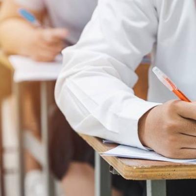 My entrance exam was on a book of matches